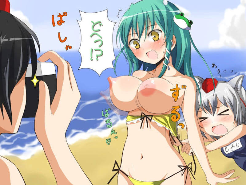 予期せぬハプニングが満載な二次エロ画像