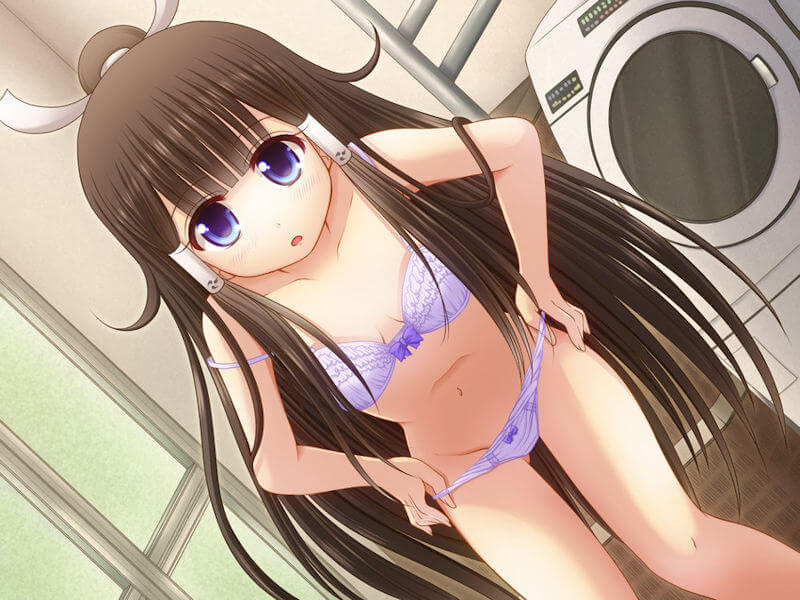 脱ぎかけパンツにドキッとする二次エロ画像