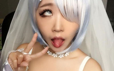 外国人美女のアへ顔が可愛いエロ画像 ①