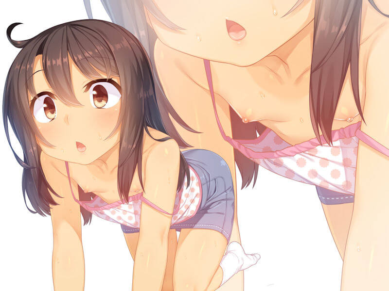 薄着な女の子で夏を感じる二次エロ画像