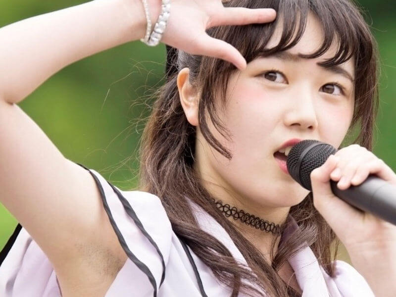 アイドルの脇に剃り残しがある黒ずみやジョリワキ画像