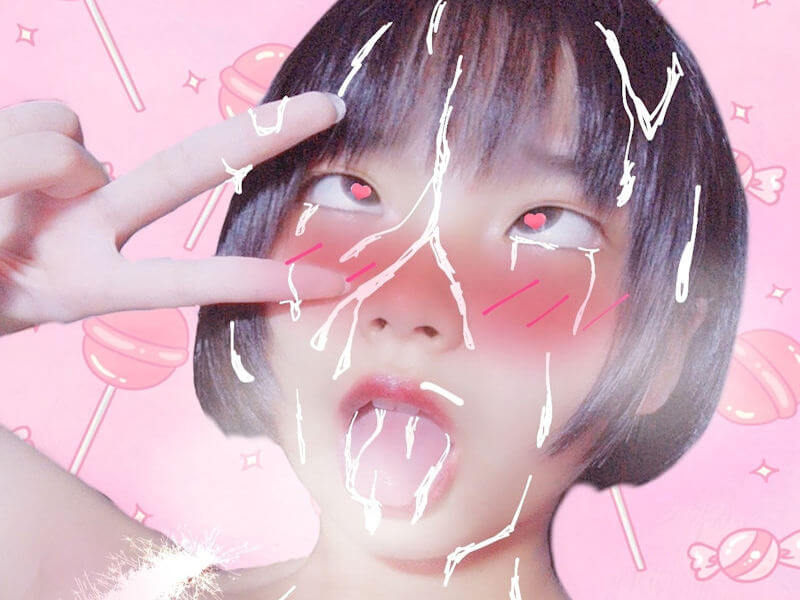 美女のアヘ顔ピースは可愛いなぁ！ていう画像