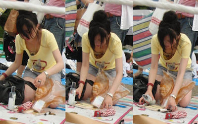 女子の胸チラに男子胸熱なエロ画像 ②