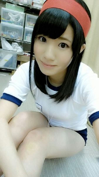 ブルマ 美女 体操服 自撮り エロ画像【21】