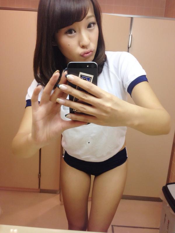 ブルマ 美女 体操服 自撮り エロ画像【28】
