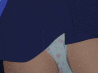 二次エロアニメのパンチラGIF画像