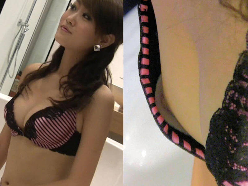 下着モデルの乳首ポロリハプニング画像