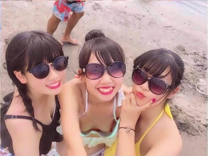 水着自撮りの夏エロ画像
