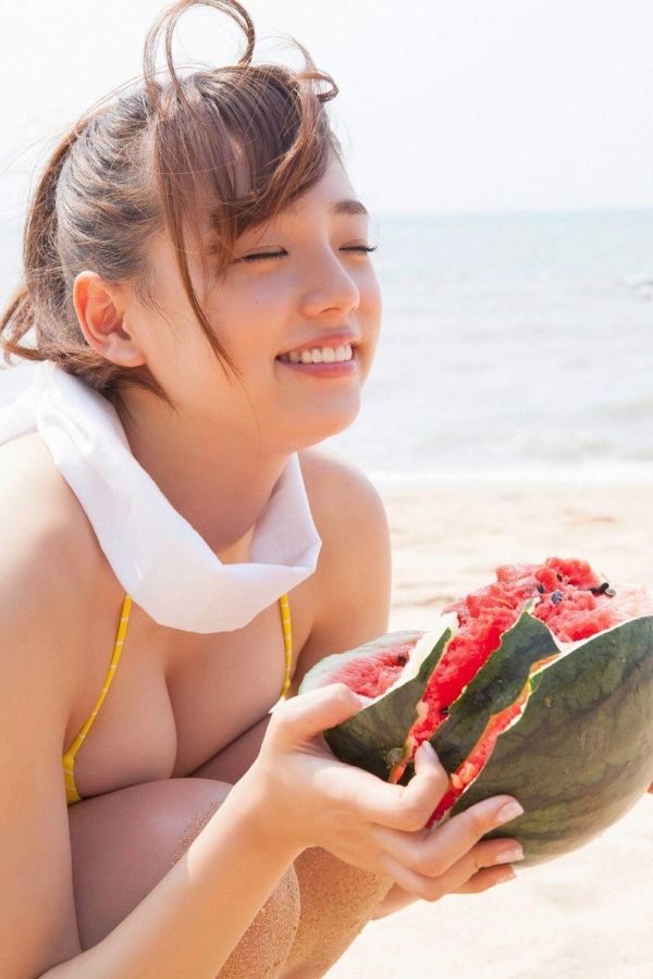 夏 水着 スイカ エロ画像 【23】