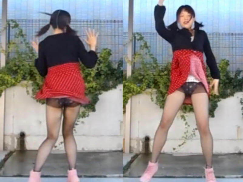 踊るダンスパンチラのエロ画像 100連発 