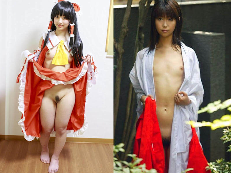 巫女専用コスプレのエロ画像 