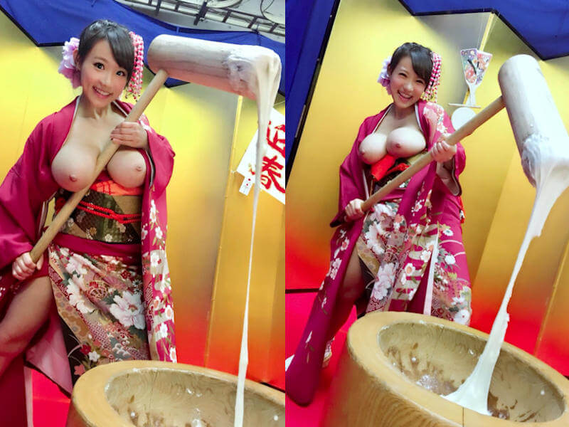 新年を祝うお正月のエロ画像 