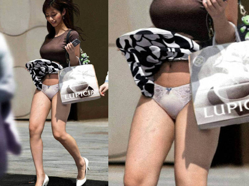 風のお恵み風パンチラエロ画像 
