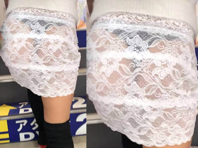 透けパンが量産されるエロ画像 