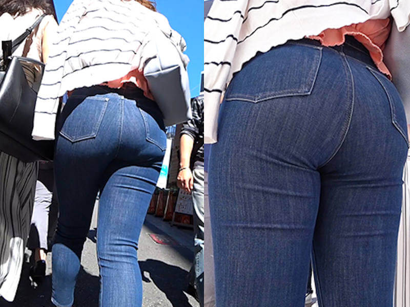 デニムムチムチなジーパン女子のエロ画像 