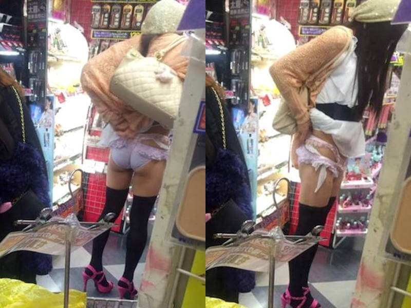 街中でムラツク瞬間のエロ画像 
