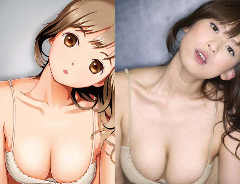 二次元 三次元 比較 エロ画像 【9】