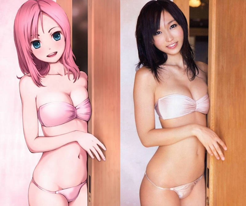 二次元 三次元 比較 エロ画像 【36】