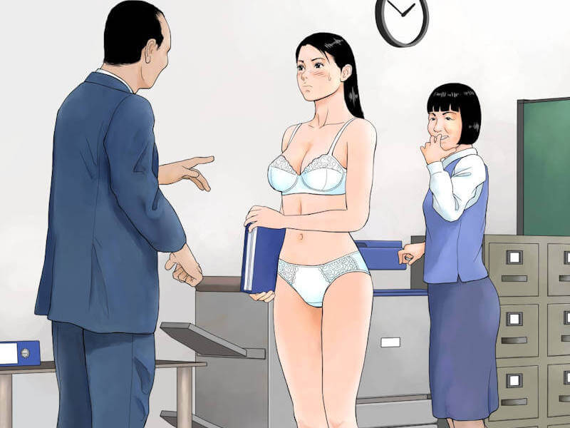 OLにハマる二次元エロ画像