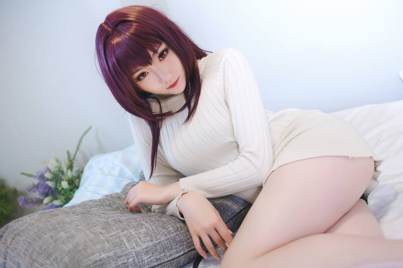 ニット ワンピース パンチラ エロ画像 【39】