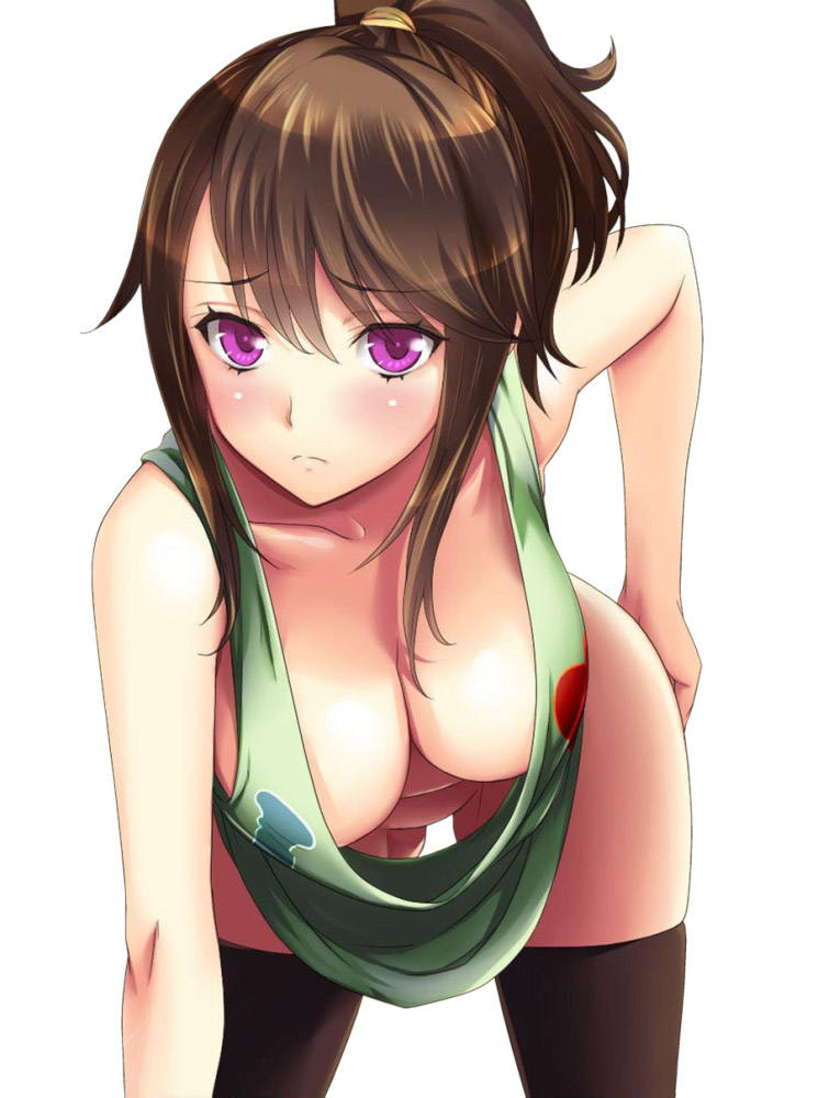 胸チラ 巨乳 二次元エロ画像 【6】