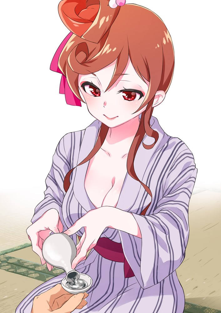 胸チラ 巨乳 二次元エロ画像 【21】