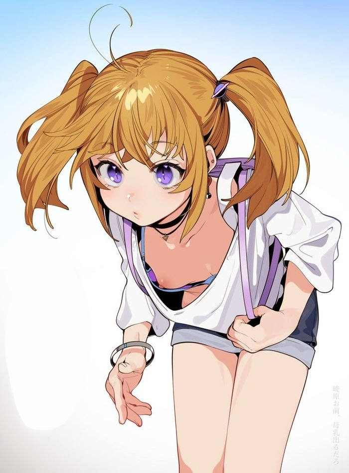 胸チラ 貧乳 二次元エロ画像 【30】
