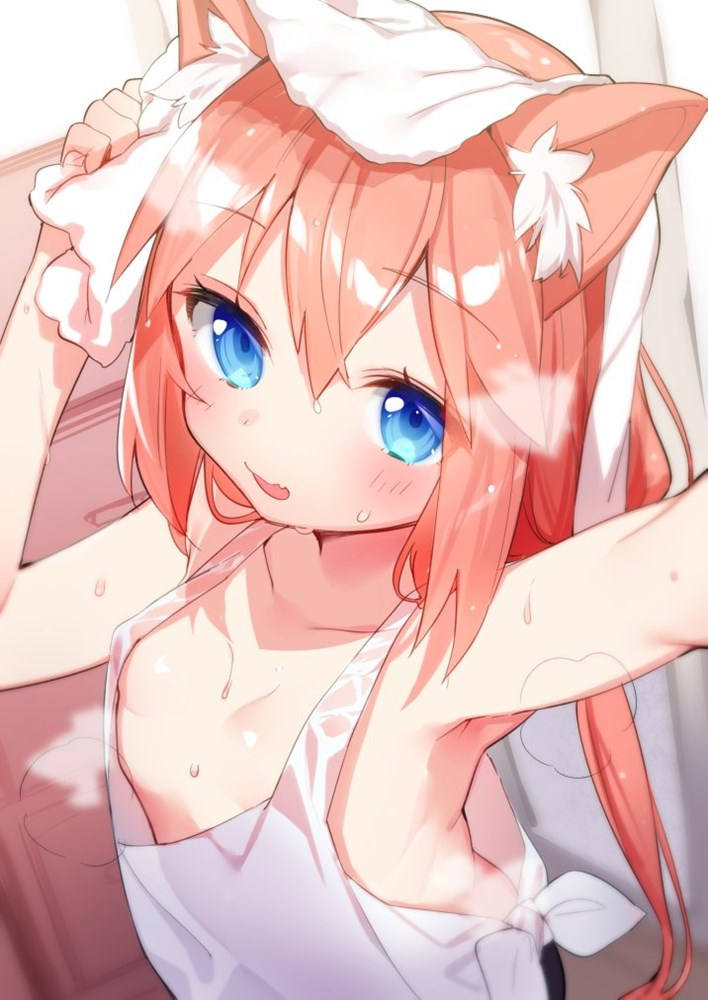 胸チラ 貧乳 二次元エロ画像 【40】