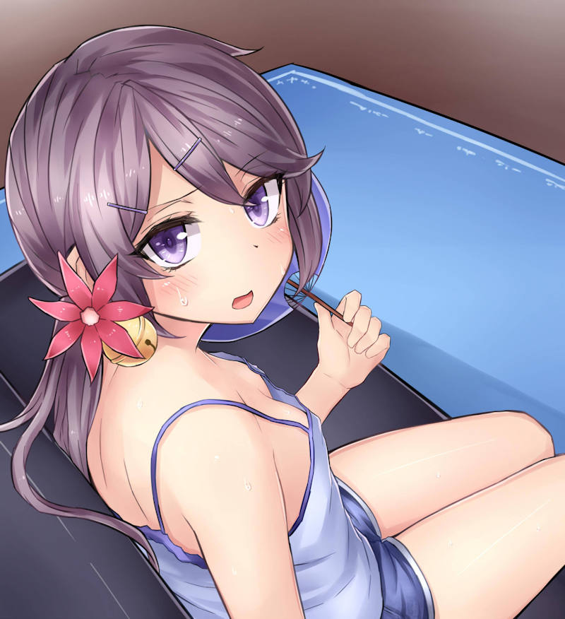 胸チラ 貧乳 二次元エロ画像 【47】