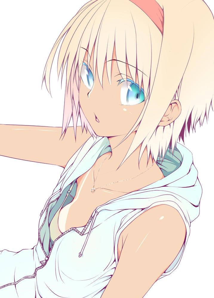 胸チラ 貧乳 二次元エロ画像 【55】