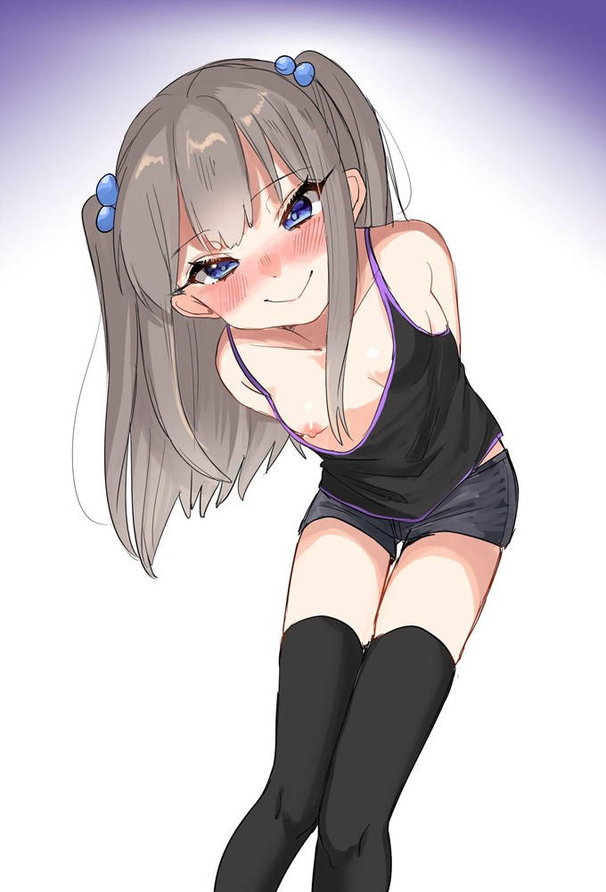 胸チラ 貧乳 二次元エロ画像 【56】