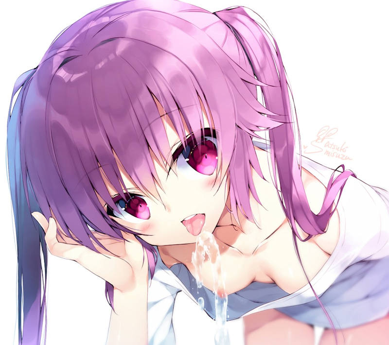 胸チラ 貧乳 二次元エロ画像 【57】