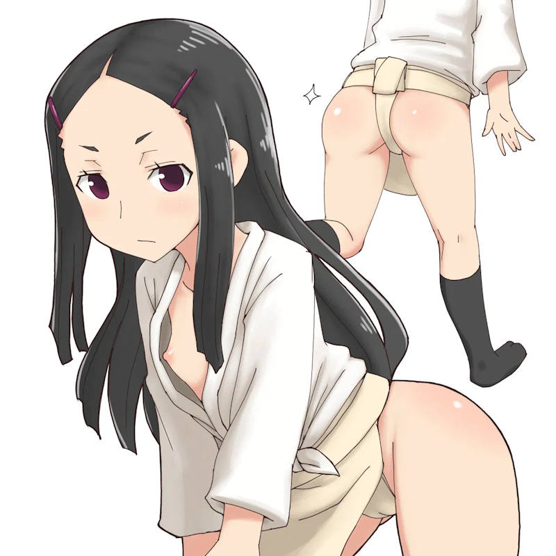 胸チラ 貧乳 二次元エロ画像 【58】