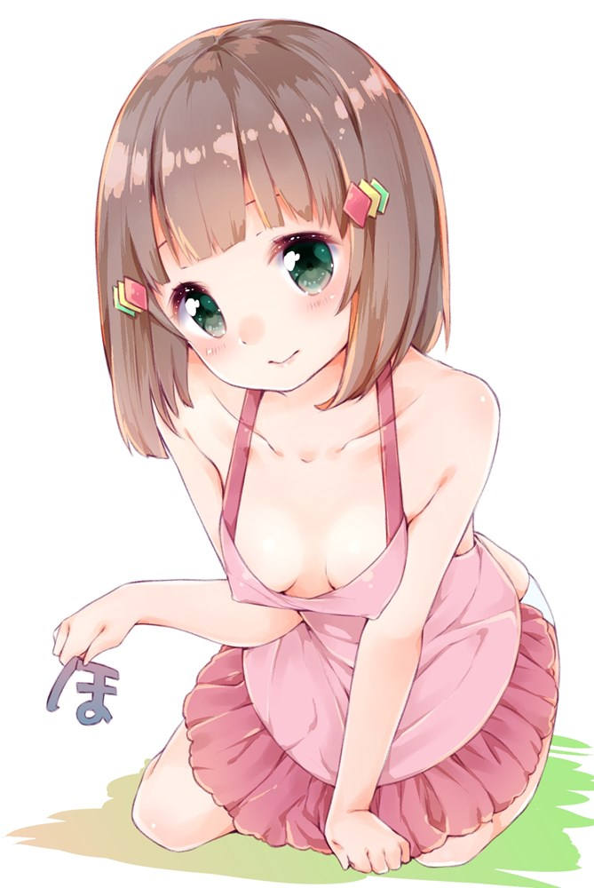 胸チラ 貧乳 二次元エロ画像 【62】