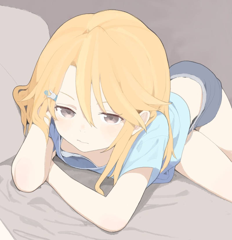 胸チラ 貧乳 二次元エロ画像 【67】