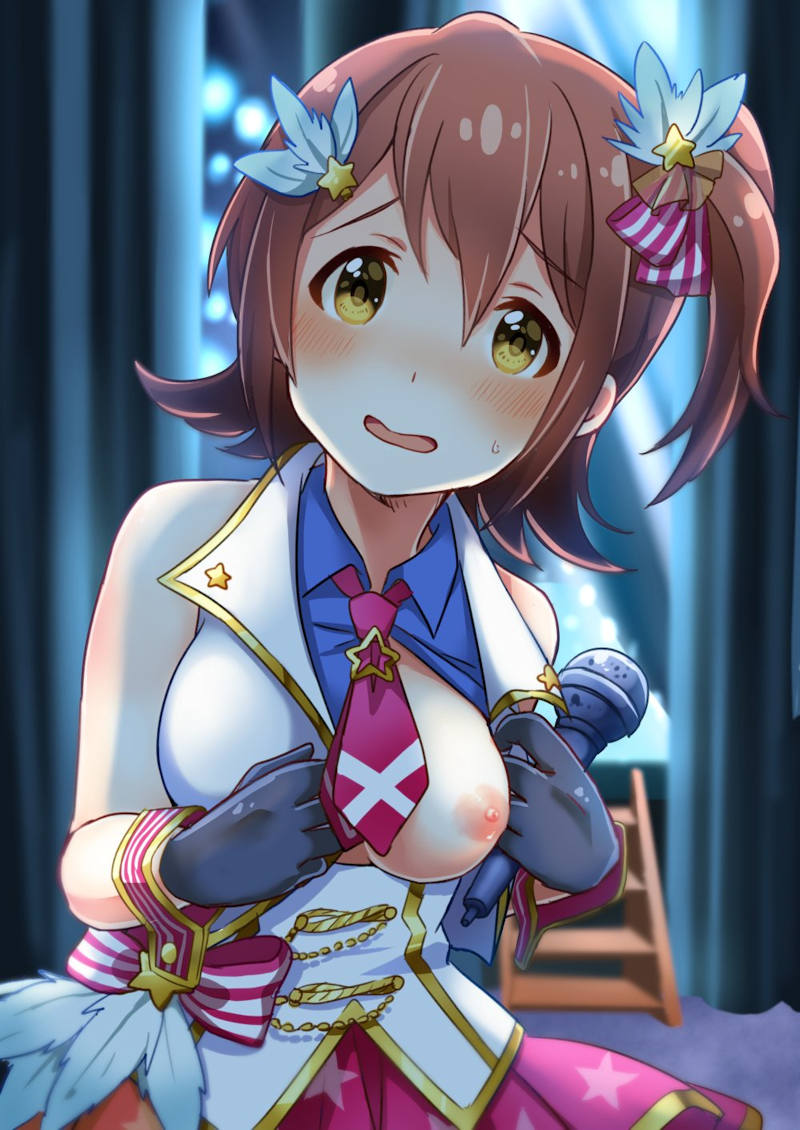 おっぱい 片乳 二次元エロ画像 【24】
