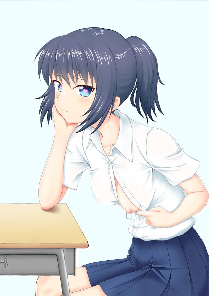 おっぱい 片乳 二次元エロ画像 【28】