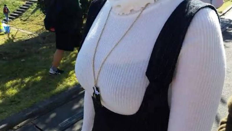 着衣巨乳 街撮り エロ画像 【25】