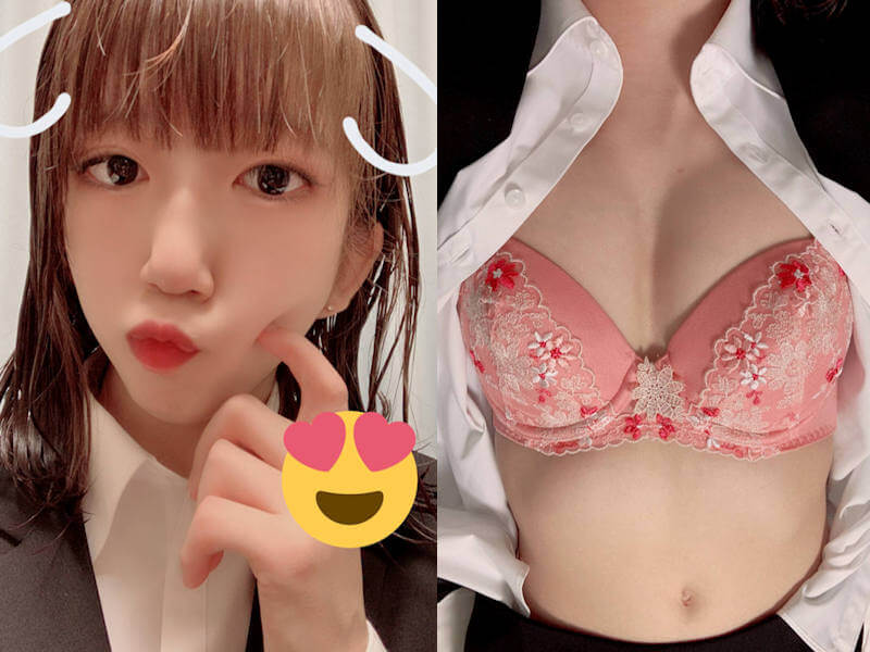 リクスー就活生が自撮りしたエロ画像 