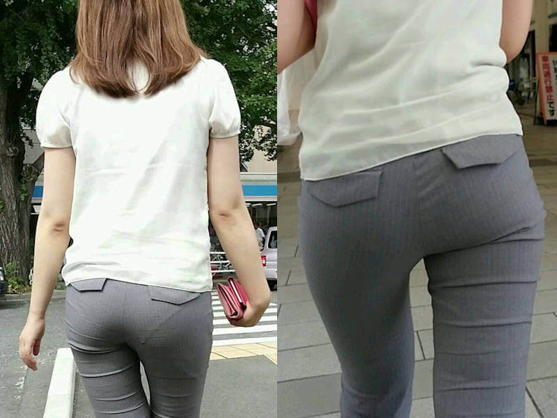 OLのお尻を追跡したエロ画像 