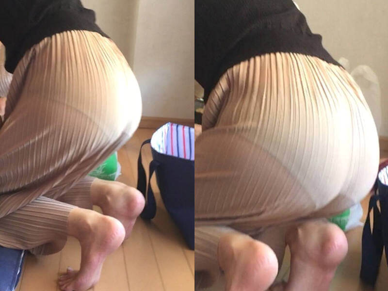 人妻の着衣お尻エロ画像