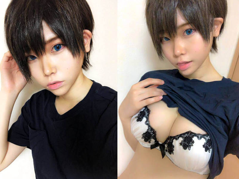 ボーイッシュな短髪美女のエロ画像