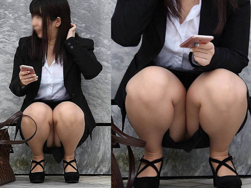 街中のOLってエッチじゃんなエロ画像