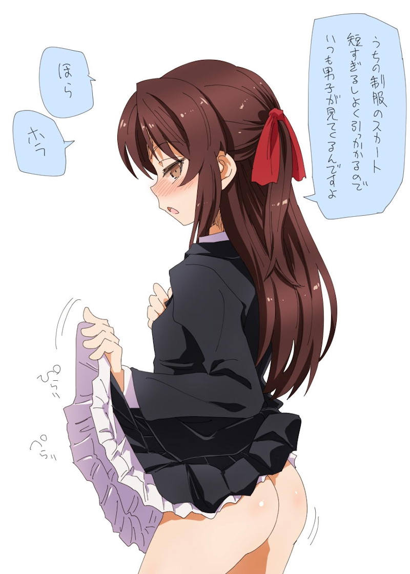 ノーパン 二次元エロ画像 【11】
