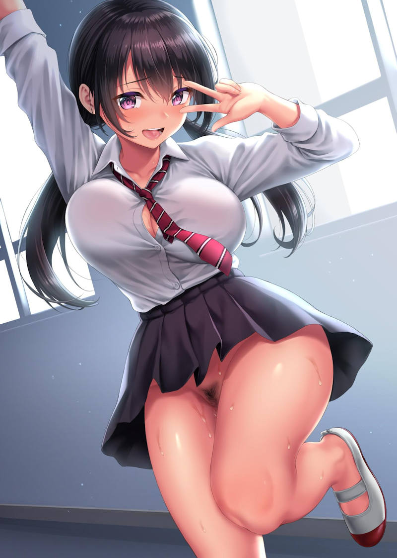 ノーパン 二次元エロ画像 【22】