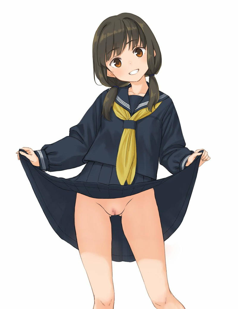 ノーパン 二次元エロ画像 【61】