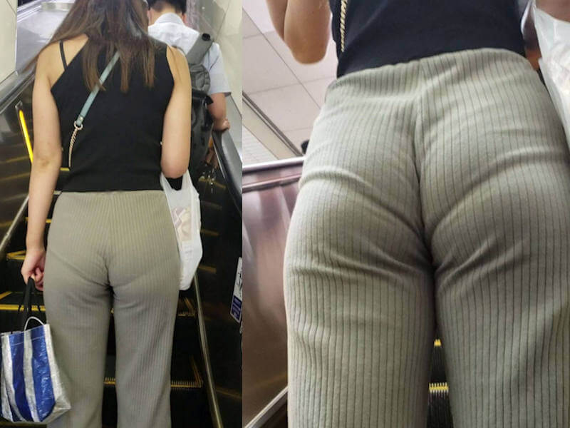 エスカレーターではお尻ばかり見てるエロ画像