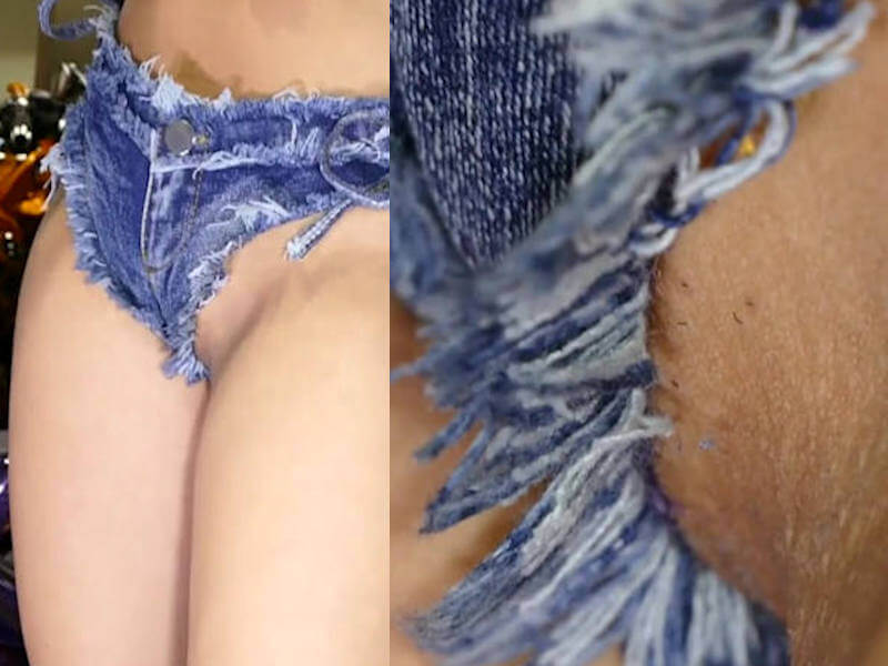 極上な極小ホットパンツのエロ画像