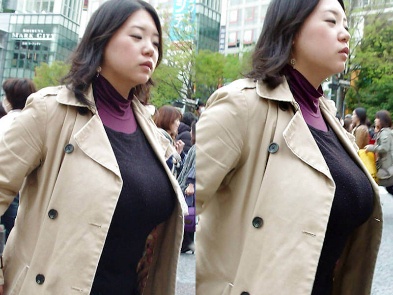 働く女性がすごく巨乳なエロ画像