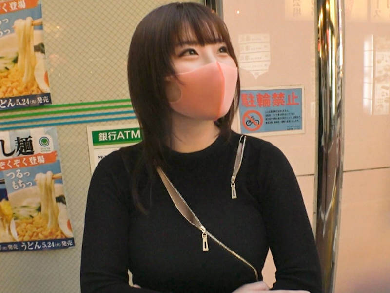 ナンパした子がピンク乳首のデカ乳輪だったAV